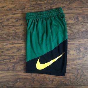 Black and Green Men’s Medium Nike Shorts